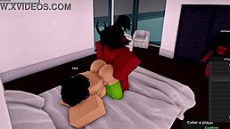 Demon Fucks Roblox Hoe With Monster Cock As Girlfriend Watches Cheating Sex