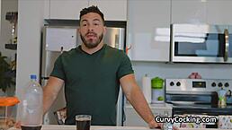 I love how that juicy titty teen pleases my big dick