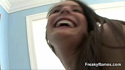 skinny girl takes monster cock in assfucking