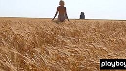 Big-Boobed Canadian Milf Jenessa Dawn Strips Naked Outdoors. Her Curves Shine in the Sun.