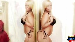 i'm a blonde slut austin taylor and i took justice's creamy load on my face, it was so huge and dominating with fake tits close-up