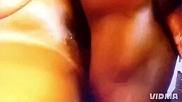 Pretty BBW with big pussy lips gets gangbanged by roommate, reaching orgasm