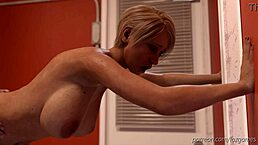 Bound, a visual novel by foz games with blonde mature redhead lesbian milf