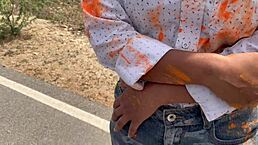 corporate lady got nailed by colleague after askin’ for a ride. didn’t expect that rough desk action!