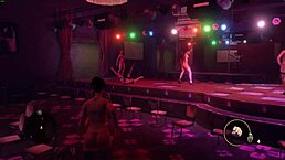 In Saints Row the Third, 'Watch the Big Tits Strippers Dance?'