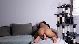 Wow, Watch This Sexy Latina Teen Ride Dildo And Fuck Her Pussy!