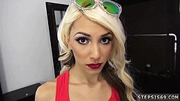 Caught the suspended step sis in hardcore anal action?