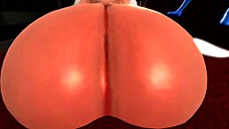 not so shy about showing off that big ass for deepthroat.