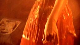 Exotic asian beauty reveals true feelings with music and glamour