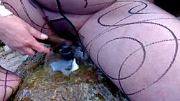 Have you seen the best of hot-pussy66 in black pantyhose outdoor solo?