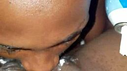 hey guys, black men licking big tits and pussy while eating ass 😍 ebony babes with huge butts getting licked all over