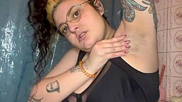 Curvy Spanish Newbie Humiliated with Hairy Armpit Cream