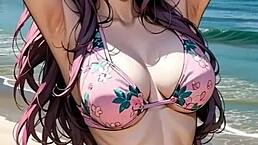 Shirley Models Lingerie And Bikini In Asian Fashion Shoot