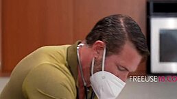 Doctor drills teen patients in wild hospital threesome