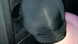 Glory hole session with amazons