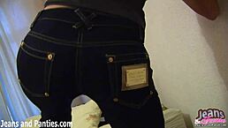 Watch me shake my 18yo ass in tight jeans! 🍑