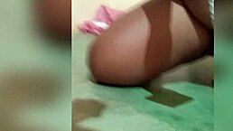 crente gordinha fogosa bbw amateur masturbates with dildo in homemade portuguese scene