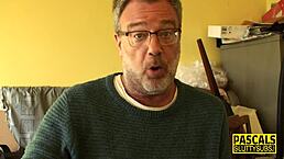 Ebony submissive gets throated hard in intense BDSM session!