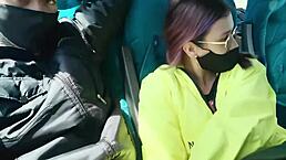 I gave her a blowjob and fucked her hard in the bus, creampie included.