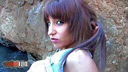 Anal sex on the beach with spanish redhead teen 18+ 😈