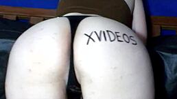 blanca shows off her big natural tits to amateurs