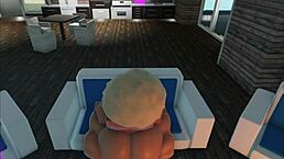 bbw gets eaten out then fucked roblox style