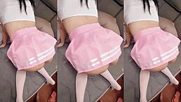 Amateur asian with big tits gets hardcore anal in homemade setting