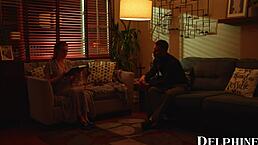 Aiden Ashley, sexy church babe, roughly fucks the priest in roleplay.