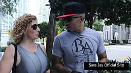 sara jay enjoys hardcore workout with king noire