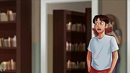 Caught My Bookworm Teacher Fucking Her Student In The Classroom After Hours.