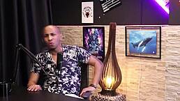 negra safada gives blowjob and measures after he denies anal and money