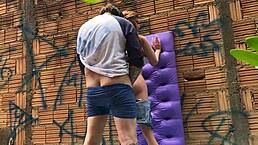 Half Asian Teen Tries Lesbian Sex!