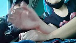 I gave her a blowjob and fucked her hard in the bus, creampie included.