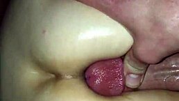 Assjob with big dick teasing my tight ass