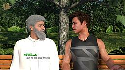 leap of faith 145 in 3d hentai game with big tits anime style