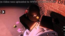 she was annoying, so i punished her in roblox