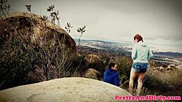 Redhead Milf ASSFUCKED Hard in Wild FFM Threesome!