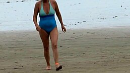 i couldn't resist stepson's huge cock on beach