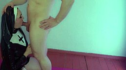 lecherous girl pegs males and gets cum in return