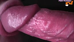 Intense Close-Up Milking Blowjob with Sloppy Sucking