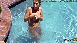 Jenny Can’t Resist Wild Action With A Handsome Mature Daddy