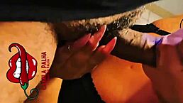 I crossdressed as a transsexual and sucked his cock while his wife showered in the bathroom