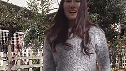 A half-Russian beauty with big tits and beautiful legs appears in the erotic documentary exposing the true face of a popular actress.