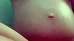 Pregnant Milf Teases Her Wet Pussy Solo