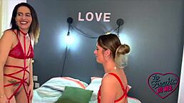 joy and anita are getting steamy in this lingerie threesome with big tits and milf action