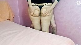 arab wife bent over for doggystyle assfucking and cum inside