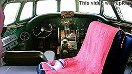 In the Cockpit, Agarabas and Olpr Preview Blowjob with Big Cocks and Natural Tits