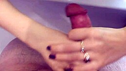 Mom spies on step son bathing, washes his cock, sucks and jerks him off until he cums in her mouth.