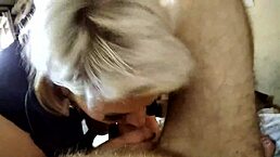 Aimee, hot milf, sucks married guys dry