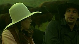 brooke ballentyne is fucking that ranch hand by the fire, wow